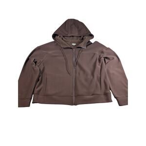 NWT Vital Life Activewear Zip Up Crop Hoodie Women's Size 3XL
